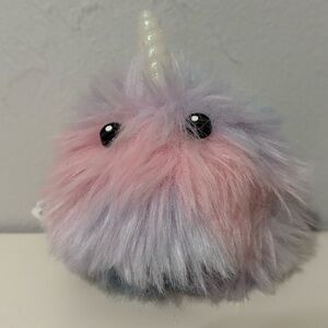 Bath & Body Works Pastel Unicorn Pom Pom Fluffy Pocketbac Sanitizer Holder